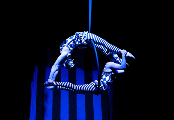 Emily and Nikki Harlequin hoop